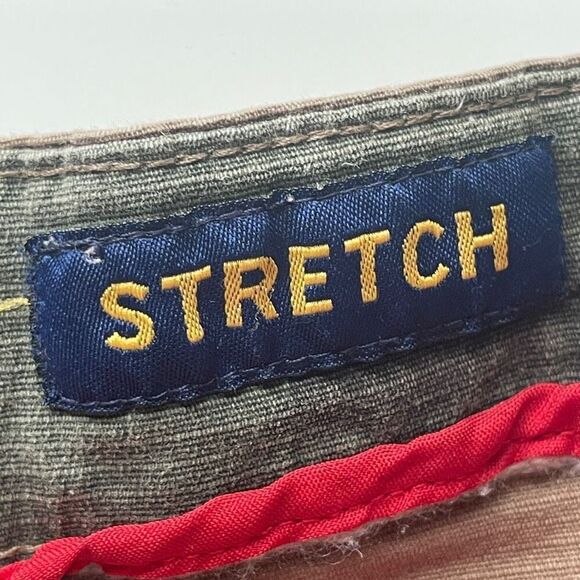 Rugby University Men's Stretch Mid-Rise Cargo Short Khaki Tan Size 32 - Picture 9 of 11